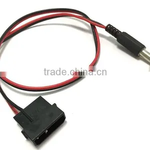 4Pin Male Molex To DC Male Connector, 4 Pin Molex 12v to DC Plug thumbnail-1