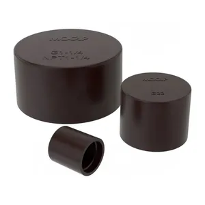 Black M8 M63 PE Flange Scaffolder Cap Thread Protector Plastic Pvc Pipe Outer Cover thumbnail-1