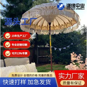 Beach Umbrella Wholesale New Outdoor Beach Umbrella Handmade Bali Beach Umbrella thumbnail-1