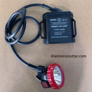 KL6Ex ATEX Certified 6Ah Rechargeable LED Miner Headlamp Safety Hard Hat Lamp thumbnail-1