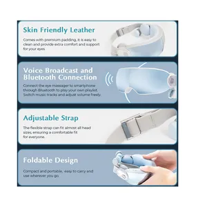 Portable Eye Massager With Bone Conduction Sound Technology MH-223 thumbnail-3