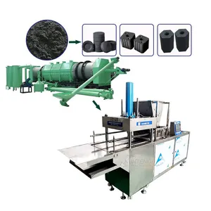 Industrial Full Set of Hazelnut Shell Rice Shell Coconut Shell Carbonization Forming Production Line EPC thumbnail-1