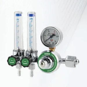 Industrial Dual Flow Argon Gas Pressure Regulator for Multi-Use Welding thumbnail-1