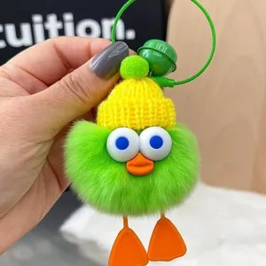 Cartoon Fluffy Doll Car Key Pendant thumbnail-5