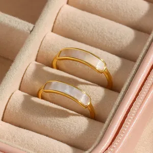 304 Stainless Steel Ring - 6mm Width, Mirror Polish, Hypoallergenic Steel Jewelry for Sensitive Skin thumbnail-3