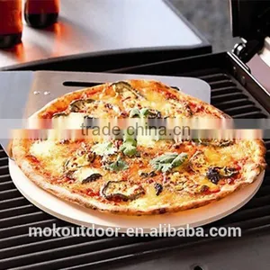 Top Poplar Ceramic Pizza Baking Stone for Pizza Oven and Kamado thumbnail-4