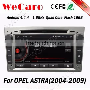 WECARO 2 Din 3G Dvd Gps Radio Pure Android 4.4.4 Car Navigation for Opel Astra j 2004 - 2009 thumbnail-2