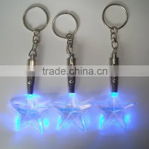 Led Glowing Star Shape Keychain,promotional Gifts Led Custom Logo Flasing Light Keychain ,2016 New Product Gifts Led Star thumbnail-3