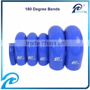 70 mm Diameter High Pressure 180 Degree Silicone Rubber Bends Hose,Blue thumbnail-1