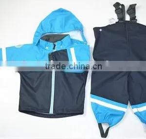 Waterproof Boy Breathable Raincoat With Pants thumbnail-1