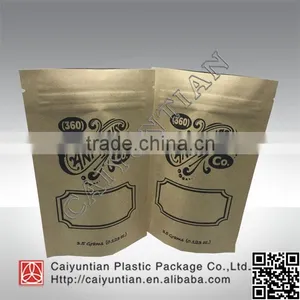 Stand up Craft Paper With Foil Herbal Incense Plastic Bag thumbnail-2