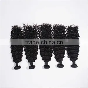 The Best Mongolian Hair Companies Buy 8-30inch Weaves Virgin Human Hair Real Human Deep Curly Hair Quality Choice thumbnail-2