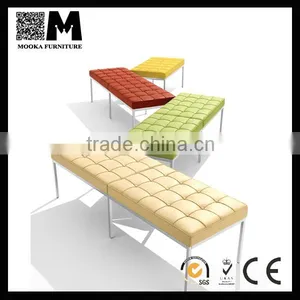 Leather Living Room Furniture Leather Material Bench Florence Knoll Bench thumbnail-1