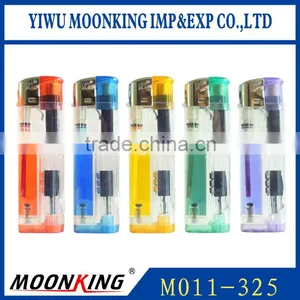 Cheap Electron Cigarette Lighter Butane Gas Refill Flame Lighter With Bottom Torch thumbnail-1