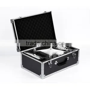 Black Aluminum Protective Carrying Hard Case Trolley for DJI Phantom 4 thumbnail-4