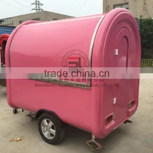 SILANG SL-6 Pink Food Truck Multi-functional Mobile Food Trucks Mobile Food Carts thumbnail-3