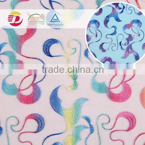 Nylon Polyester Cheap Border Printing Dress Lace Tulle Fabric thumbnail-1