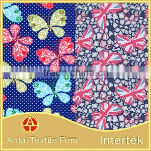 Beautiful Printed Underwear Fabric /Butterfly Pattern Design Printed Fabric for Underwear thumbnail-2