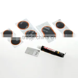Bike Cycling Tyre Rubber Patches Glue Repair Kits Sets Tools# thumbnail-1