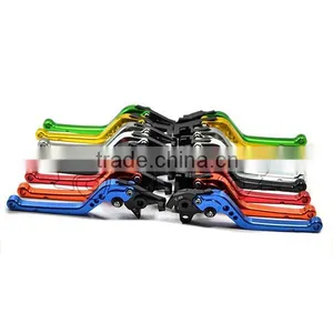 BJ-LS-003 Adjustable Cnc Machined Motorcycle Hand Brake Lever for Racing Bike thumbnail-1