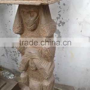 Antique Garden Stone Monkey Lanterns thumbnail-4