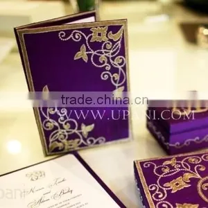 Purple Wedding Invitation thumbnail-1