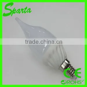 2 Years Warranty Low Price Ceremic Shell SMD3014 3W LED Bulb E14 thumbnail-1