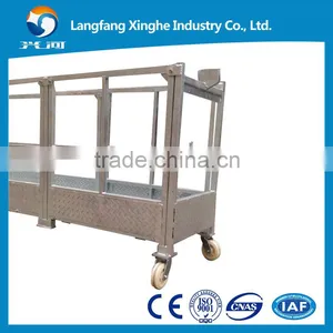 Aluminum 6m 630kg Suspended Platform ZLP630 / Temporary Gondola / Hanging Scaffolding thumbnail-2