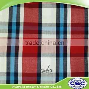100%Cotton Good Quality Yarn Dyed Checked Fabrics for Shirting/pajamas/garment thumbnail-1