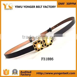 Fashion White 2cm Classical Wholesale Facotory Butterfly Knot Women Belt thumbnail-4