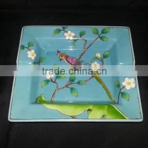 Custom Made Hotel Ceramic Cigar Ashtray thumbnail-4