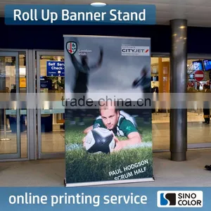 Custom PVC Printed Type Display Banner Standing Banner Advertising Roll Up Banner Quality Choice Most Popular thumbnail-1