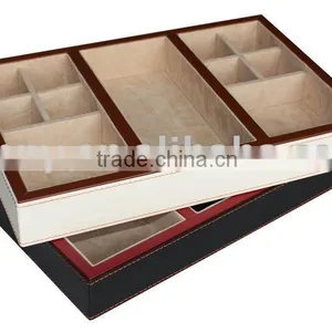Pu Leather Charging Men's Valet Tray thumbnail-1