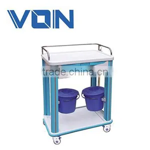 New Product FCA-02 Plastic-SteelEmergency Trolley&medical Cart&hospital Cart&nursing Trolley thumbnail-4
