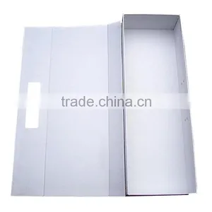 Factory Wholesale Hard Paper Folding Wine Gift Box With Handle . thumbnail-5