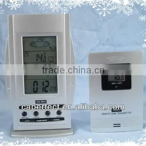 Multifunctional Large LCD Wireless Weather Station With Perpetual Canlenda thumbnail-1