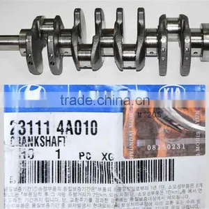 Crankshaft Assy 2.5 VGT CRDI D4CB Set for Engine Diesel From Mobis thumbnail-1