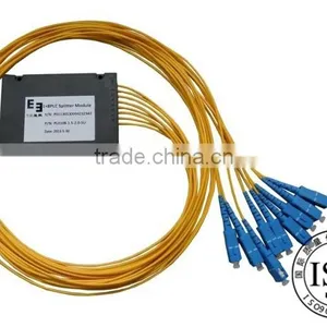 1X8 PLC Splitter Passive Components 2.0mm 2M Length SC-UPC Ftth Network Telecommunication thumbnail-1