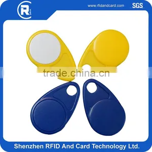 125KHZ T5577 Rfid Keyfob Tag ABS With Keyring thumbnail-2