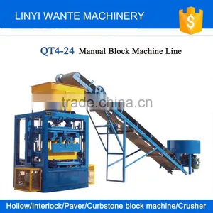 2015 Trade Assurance Export to Congo !! QT4-24 Africa Small Paver Block Machine Price thumbnail-1