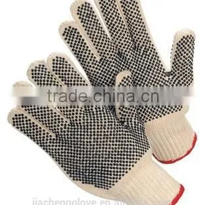 _DSC3476 String Knit Glove With PVCdots , String Knit Adult Gloves thumbnail-1