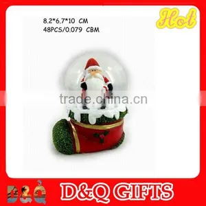 Poly Snow Globe, Christmas Snow Globe, Glass Snow Globe thumbnail-1