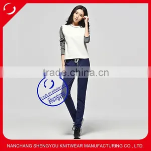 2015 Custom Cheap Wholesale Women Blank Jogger Sweatpants thumbnail-1