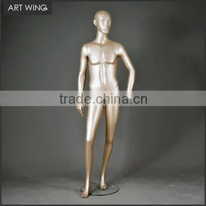 Display Gold Male Realistic Fat Male Mannequin Supplier's Choice thumbnail-2