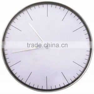 Large Round Shaped Metal Wall Mounted Clock Decorative Clock thumbnail-1