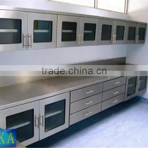 Kitchen Stainless Steel Sink Work Table Laboratory Furniture thumbnail-4