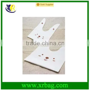Party Decoration Plastic Cute Rabbit Ear Cookie Bags Candy Biscuit Packaging Bag Wedding Gift Handbags Quality Choice thumbnail-6