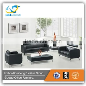 Modern Italian Cheers Leather Sofa Model Office Furniture S719 thumbnail-1