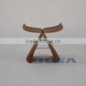 Replica Sori Yanagi Butterfly Stool - Walnut thumbnail-1