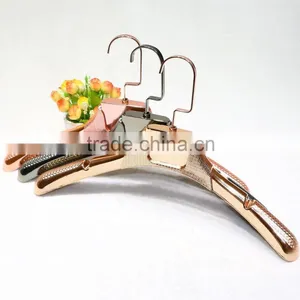 Electroplating Gold Plastic Hanger /fancy Clothes Hanger thumbnail-1